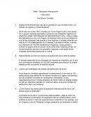 Taller mercadeo internacional