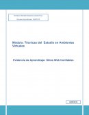 Evidencia de Aprendizaje: Sitios Web Confiables