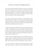 EL PAPEL DE LA FAMILIA EN EL DESARROLLO DEL NIÑO