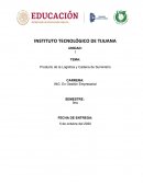 Producto de la logistica y la cadena de suministro