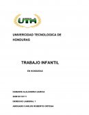 TRABAJO INFANTIL EN HONDURAS