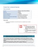 La dirección financiera