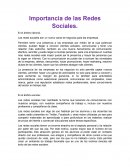 Importancia de las Redes Sociales. En el ámbito laboral