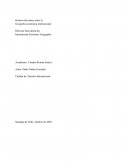 Hechos relevante sobre la Geografía económica internacional