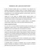 RESUMEN DEL LIBRO “¿QUÉ ES UNA CONSTITUCIÓN?”