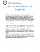 La universidad en el siglo XXI