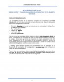 TRANSFORMACIÓN DE CONFLICTOS EN EL ÁMBITO ESCOLAR