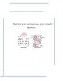 Reporte de genes y cromosomas, y genes, evolución y experiencia