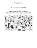 Explosion demográfica y migración. El tratado de libre comercio y la salud mental
