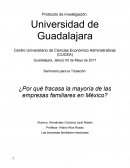 ¿Por qué fracasa la mayoría de las empresas familiares en México?