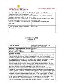 RESUMEN ANALÍTICO Ingeniería de materiales. Página 3