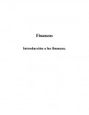 Finanzas Introducción a las finanzas