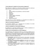 ¿Cómo diferenciar la calidad de los documentos académicos?