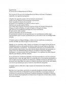 Cuestionario El Proceso de la Independencia de México