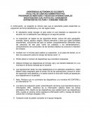 EXPOSICIÓN DE CULTURA Y CONSUMO FAMILIAR