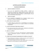 ¿Qué es la calidad en el servicio?