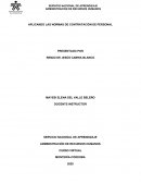 Aplicando normas de contratación de personal