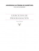 EJERCICIOS DE PROGRAMACIÓN