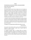 IMPORTANCIA DE EDUCAR EN VALORES A LA EDUCACION SUPERIOR