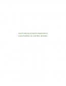 AUDITORIA DE ESTADOS FINANCIEROS