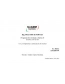 Componentes y estructura de los eventos