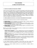 La Biblia en nuestra vida