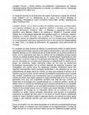 Reseña Organización de Estados Iberoamericanos Para la Educación la Ciencia y la Cultura Ciencia, Tecnología y Sociedad