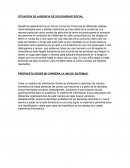 SITUACION DE AUSENCIA DE SOLIDARIDAD SOCIAL