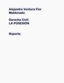 Derecho Civil: LA POSESIÓN
