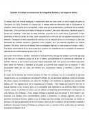 Opinión: El trabajo es el precursor de la dignidad humana, y su origen es divino