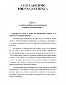 NEOCLASICISMO POESIA GAUCHESCA
