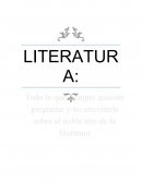 ARTÍCULO DE OPINION SOBRE LITERRATURA INDIGENA