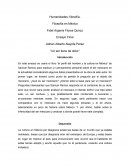 Humanidades: filosofía. Filosofía en México. “Un ser lleno de dolor”