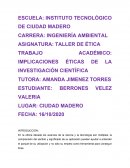 IMPLICACIONES ÉTICAS DE LA INVESTIGACIÓN CIENTÍFICA