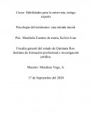Psicología del testimonio: una mirada inicial