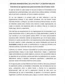ENFOQUE ORGANIZACIONAL EN LA POLÍTICA Y LA GESTIÓN PÚBLICAS