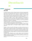 Destilación simple y fraccionada