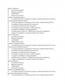 Objetivos financieros. Políticas de contabilidad finanzas