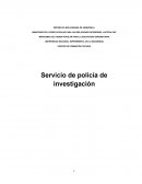Servicio de policía de investigación