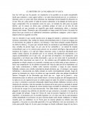 EL MISTERIO EN LA PALABRA DE UN LOCO