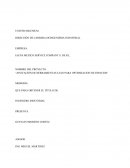 PROYECTO: “APLICACIÓN DE HERRAMIENTAS LEAN PARA OPTIMIZACION DE ESPACIOS”