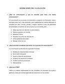 INFORME SOBRE CRM Y SU APLICACIÓN