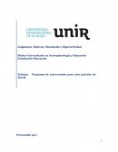 Programa de intervención para caso práctico de TDAH
