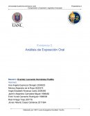 Análisis de Exposición Oral
