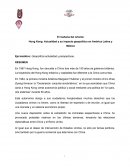 El mañana del oriente. Hong Kong