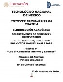 Comandos internos y externos del CMD