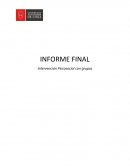 Intervención Psicosocial con grupos