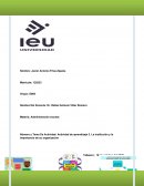 La institución y la importancia de su organización