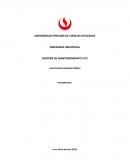 GESTIÓN DE MANTENIMIENTO