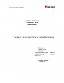 TALLER DE LOGISTICA Y OPERACIONES
